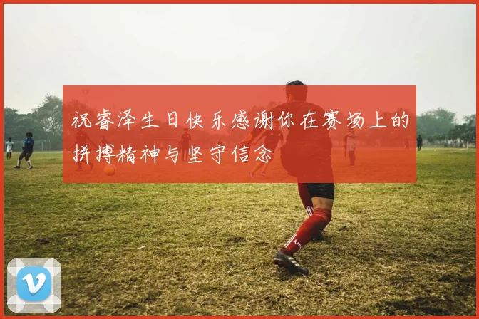 祝睿泽生日快乐感谢你在赛场上的拼搏精神与坚守信念